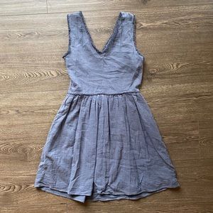 Doe & Rae Blue Gauze Dress with pockets